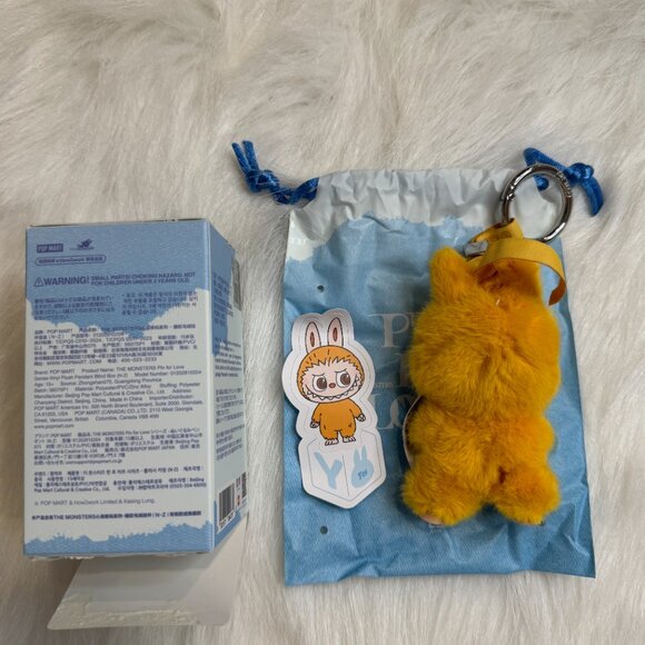 AUTHENTIC Labubu Pin for Love Plush Pendant + Letter Pendant Set – Y - Picture 3 of 5